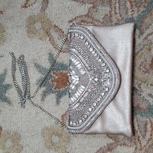 Forever New beaded clutch